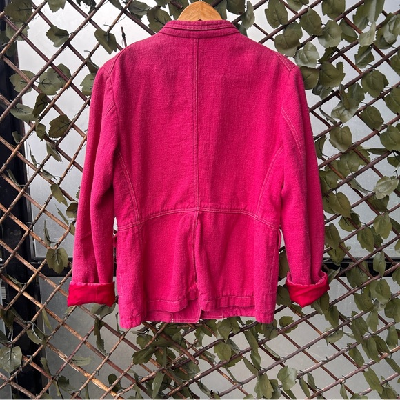 Vintage Jil Sander hibiscus pink jacket - Picture 4 of 10